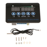 Max Dual Digital LED Thermostat Temperature Controller Thermometer Switch 220V