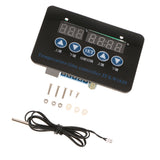 Max Dual Digital LED Thermostat Temperature Controller Thermometer Switch 220V