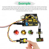 Maxbell LED Railway Traffic Lights Light-Emitting Module for   Raspberry Pi