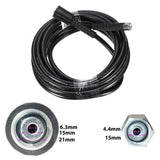 Max High Pressure Washer Water Hose Jet Power Pipe 8M 160 Bar M22 Thread - 14mm
