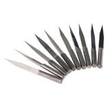 Max 10 Piece 4mm Wood Milling Carving Cutter Flat Cutter Carved 15 Degree 0.1mm