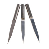 Max 10 Piece 4mm Wood Milling Carving Cutter Flat Cutter Carved 15 Degree 0.1mm