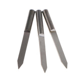 Max 10 Pieces 4mm Wood Milling Carving Cutter Flat Knife Carved 35 Degree 0.4mm