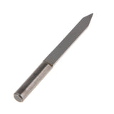 Max 10 Pieces 4mm Wood Milling Carving Cutter Flat Knife Carved 35 Degree 0.4mm