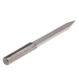 Max 10 Pieces 4mm Wood Milling Carving Cutter Flat Knife Carved 35 Degree 0.4mm