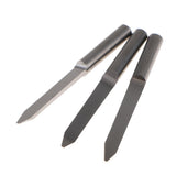 Max 10 Pieces 4mm Wood Milling Carving Cutter Flat Knife Carved 35 Degree 0.5mm