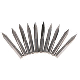 Max 10 Pcs Engraving Carving Cutter Computer Carved Tool 50mm 25mm 30degree 0.5