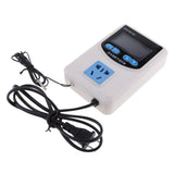 Maxbell Digital Pre-wired Temperature Controller Outlet Thermostat Heating Cooling 1500W