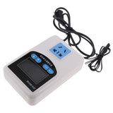 Maxbell Digital Pre-wired Temperature Controller Outlet Thermostat Heating Cooling 2200W