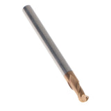 Max HRC55 Tungsten Carbide Coated Ball Nose End Mill CNC Tool Radius 2mm