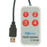 Max USB Handheld Keyboard 4 Buttons for PADS Drawing Shortcut Key
