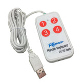 Max USB Handheld Keyboard 4 Buttons for PADS Drawing Shortcut Key
