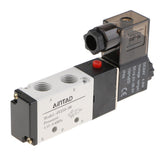 Max 4V210-08  Solenoid Valve  5 Way 2 Position Pneumatic Air 1/4" BSPT 24V