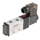 Max 4V210-08  Solenoid Valve  5 Way 2 Position Pneumatic Air 1/4" BSPT 24V