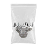 Max Heavy Duty Rubber Screw Brake Universal Mute Wheel Industrial Caster 1.5 inch