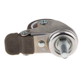 Max Heavy Duty Rubber Screw Brake Universal Mute Wheel Industrial Caster 1.5 inch