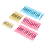 Max 50Pcs Heat Shrink Insulated Crimp Terminals Wire Cable Connectors Waterproof