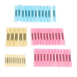Max 50Pcs Heat Shrink Insulated Crimp Terminals Wire Cable Connectors Waterproof