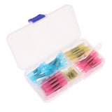 Max 50Pcs Heat Shrink Insulated Crimp Terminals Wire Cable Connectors Waterproof