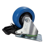 Maxbell 3'' Hotel Caster Directional Brake Wheel Replacement Brake Mute Wheel