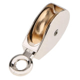 Max Swivel Fixed Pulley Sheave Rigging Metal Lift Hoist Rope Hang Lifting 52MM