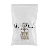 Max Fixed Eye Pulley Sheave Rigging Hoist Rope Hanging Lifting Double Wheel 40mm