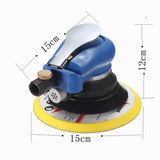 Max 6'' Air Random Orbital Sander Pneumatic Disc Polisher Grinding Sanding Tool