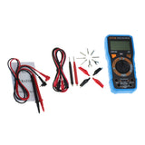 Max AN819A LCD Digital Multimeter Voltmeter Ammeter Ohmmeter with Test Leads Blue