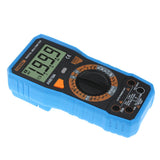 Max AN819A LCD Digital Multimeter Voltmeter Ammeter Ohmmeter with Test Leads Blue