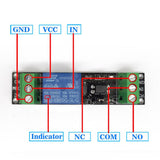 Max 1 Channel Relay Module Low Level Optocouple Isolation Driver Board 3V