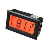 Max LED LCD Screen Digital Thermometer Temperature Meter Gauge C/F Orange