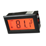 Max LED LCD Screen Digital Thermometer Temperature Meter Gauge C/F Orange