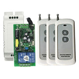 Max 433MHz Wide Voltage Power Supply 2-way Switch + 3pcs 2-button Remote Control - Aladdin Shoppers