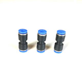 Max 3 PCS Pneumatic Push in Connect Fitting Tube Straight Union Coupler 6mm
