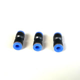 Max 3 PCS Pneumatic Push in Connect Fitting Tube Straight Union Coupler 6mm