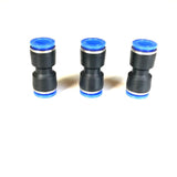 Max 3 PCS Pneumatic Push in Connect Fitting Tube Straight Union Coupler 12mm