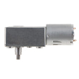 Max DC12V Metal Turbo Worm Gear Speed Reducer Motor Geared Motor 3-55rpm 76.8x32x25.2mm 6rpm