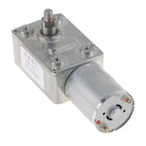 Max DC12V Metal Turbo Worm Gear Speed Reducer Motor Geared Motor 3-55rpm 76.8x32x25.2mm 6rpm