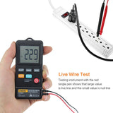 Max Auto Ranging Handheld True RMS LCD Digital Multimeter AC/DC Volt Tester Black