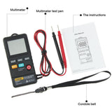 Max Auto Ranging Handheld True RMS LCD Digital Multimeter AC/DC Volt Tester Black