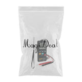 Max Auto Ranging Handheld True RMS LCD Digital Multimeter AC/DC Volt Tester Black