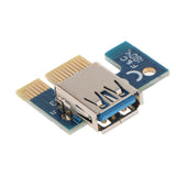 Max VER006C 1x To 16x GPU Extender Riser Card 6 PIN SATA Adapter Cable USB 3.0