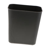 Max 8L Square Plastic Trash Garbage Can Bathroom Kitchen Paper Basket Black