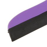 Max Plastic Handheld Squeegee Scraper For Auto Window Film Water Clean Purple