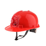 Maxbell Solar Powered Safety Helmet Work Cap Hat Head Protect with Cooling Fan Red