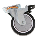 Max PU Swivel Castor Wheels Trolley Furniture Cart Caster with Brake 5inch