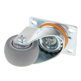 Max Heavy Duty Rubber Swivel Castor Wheels Trolley Furniture Caster 2.5inch