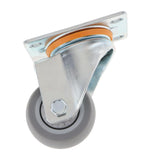 Max Heavy Duty Rubber Swivel Castor Wheels Trolley Furniture Caster 2.5inch