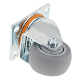 Max Heavy Duty Rubber Swivel Castor Wheels Trolley Furniture Caster 2.5inch