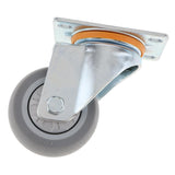 Max Heavy Duty Rubber Swivel Castor Wheels Trolley Furniture Caster 3inch